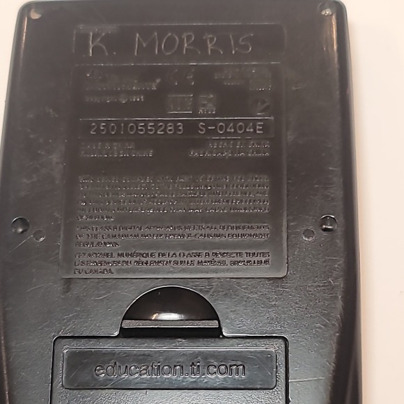 Texas Instruments TI-83 Plus Graphing Calculator Math Black Tested Working - Picture 4 of 6